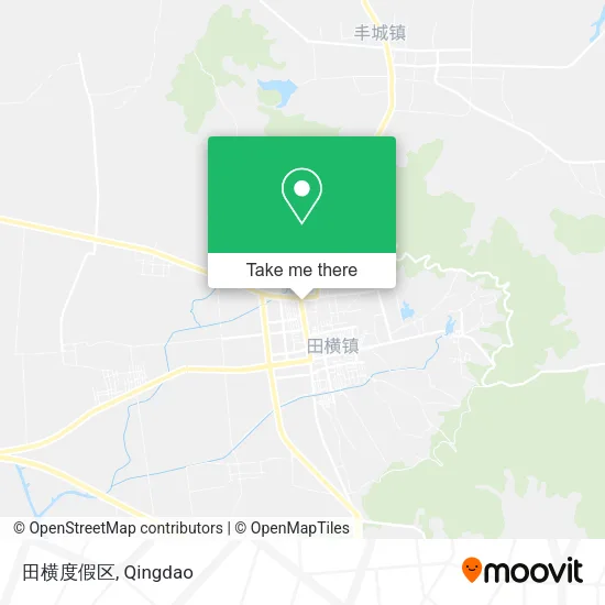 田横度假区 map