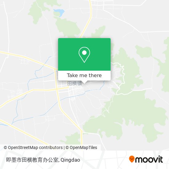 即墨市田横教育办公室 map