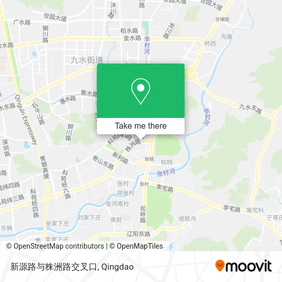 新源路与株洲路交叉口 map