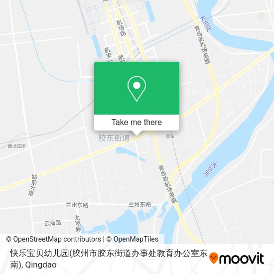 快乐宝贝幼儿园(胶州市胶东街道办事处教育办公室东南) map