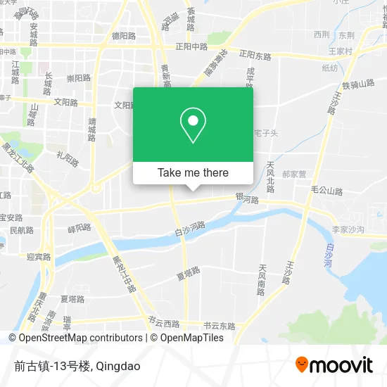 前古镇-13号楼 map