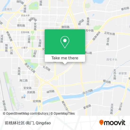 前桃林社区-南门 map