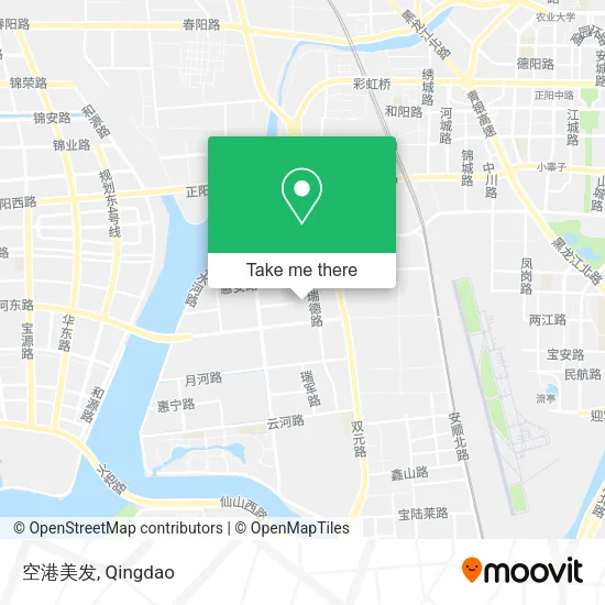 空港美发 map