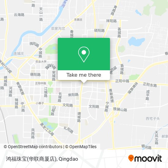 鸿福珠宝(华联商厦店) map