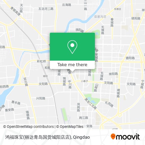 鸿福珠宝(丽达青岛国货城阳店店) map