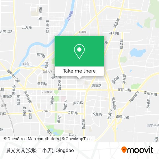 晨光文具(实验二小店) map