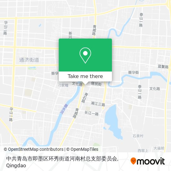 中共青岛市即墨区环秀街道河南村总支部委员会 map