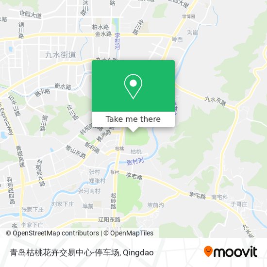 青岛枯桃花卉交易中心-停车场 map