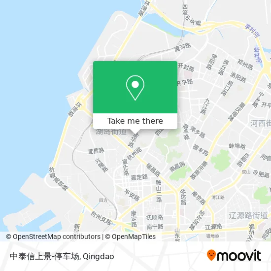 中泰信上景-停车场 map
