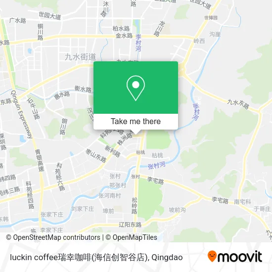 luckin coffee瑞幸咖啡(海信创智谷店) map