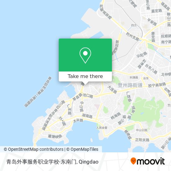 青岛外事服务职业学校-东南门 map