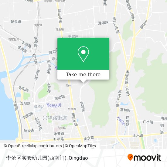 李沧区实验幼儿园(西南门) map
