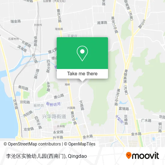 李沧区实验幼儿园(西南门) map