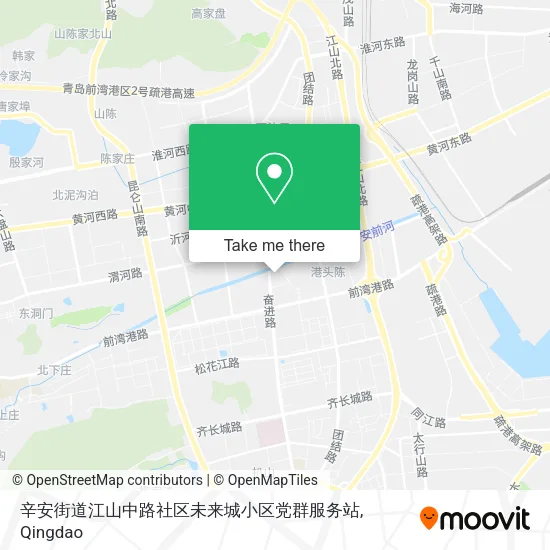 辛安街道江山中路社区未来城小区党群服务站 map