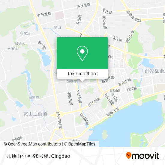 九顶山小区-98号楼 map