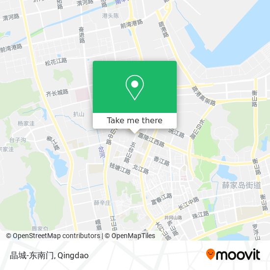 晶城-东南门 map