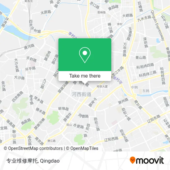 专业维修摩托 map