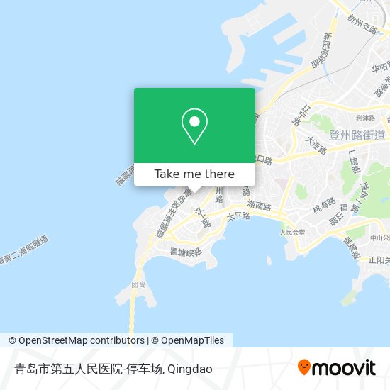 青岛市第五人民医院-停车场 map