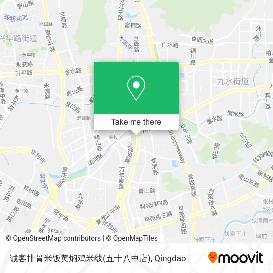 诚客排骨米饭黄焖鸡米线(五十八中店) map