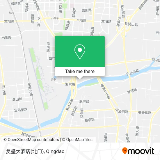 复盛大酒店(北门) map