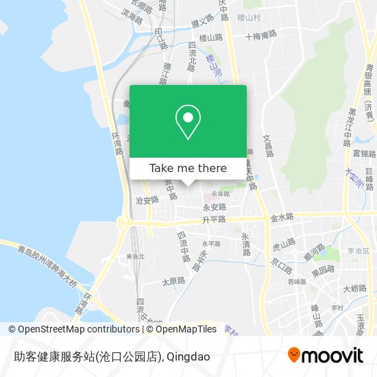 助客健康服务站(沧口公园店) map