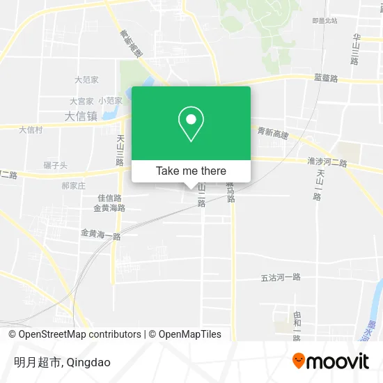 明月超市 map