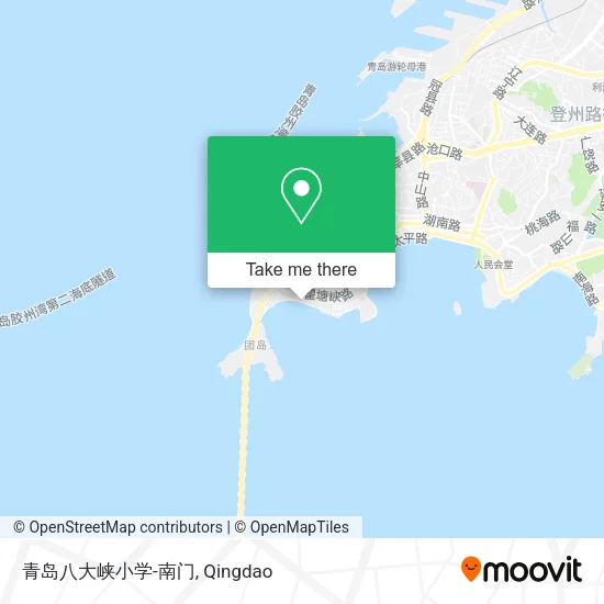 青岛八大峡小学-南门 map