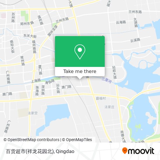 百货超市(祥龙花园北) map