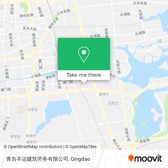 青岛丰运建筑劳务有限公司 map