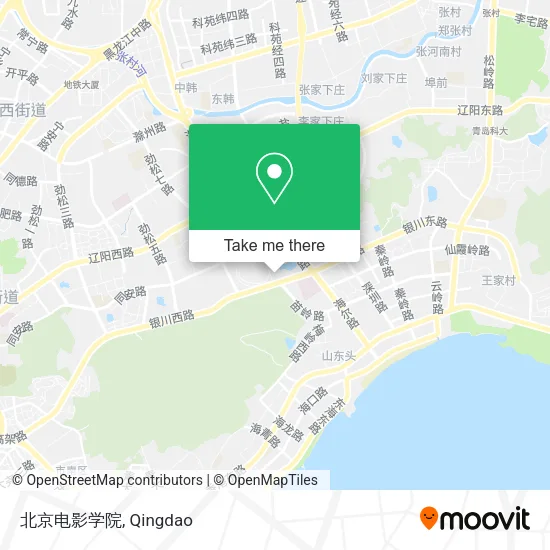 北京电影学院 map
