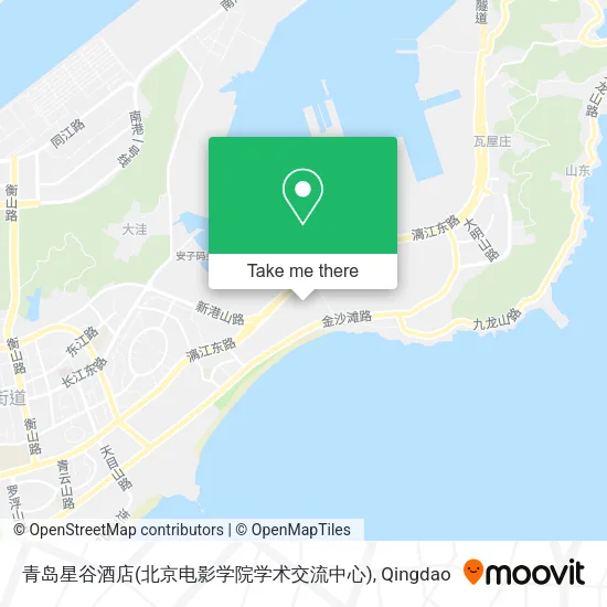 青岛星谷酒店(北京电影学院学术交流中心) map