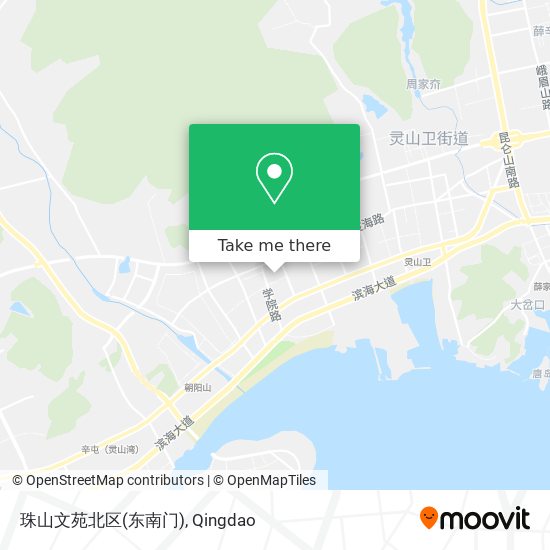 珠山文苑北区(东南门) map