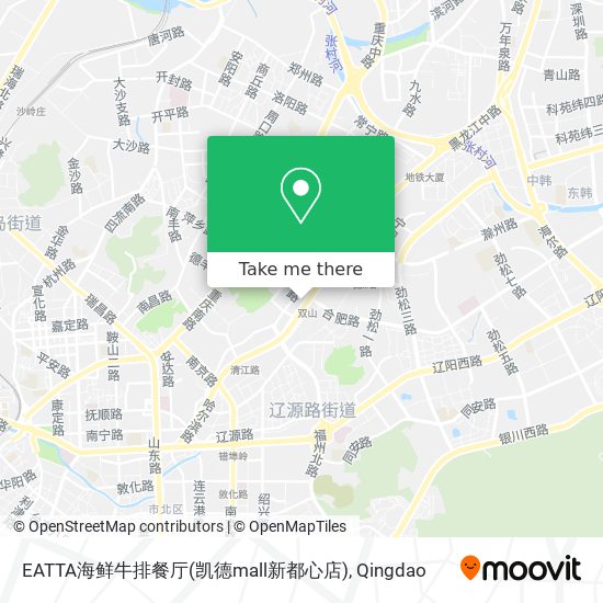 EATTA海鲜牛排餐厅(凯德mall新都心店) map