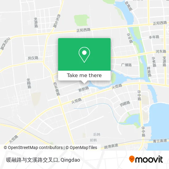 暖融路与文溪路交叉口 map