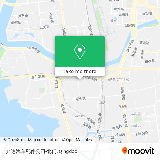 奔达汽车配件公司-北门 map