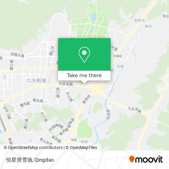 恒星滑雪场 map