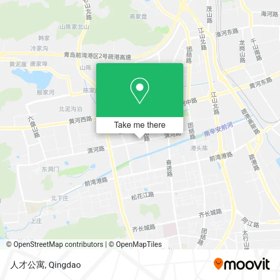 人才公寓 map