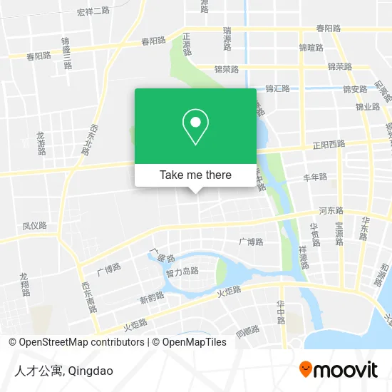 人才公寓 map
