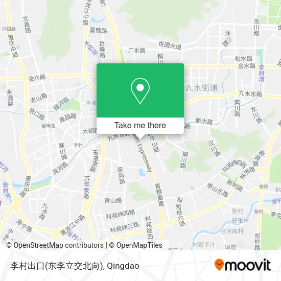 李村出口(东李立交北向) map