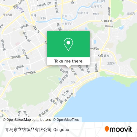 青岛东立纺织品有限公司 map