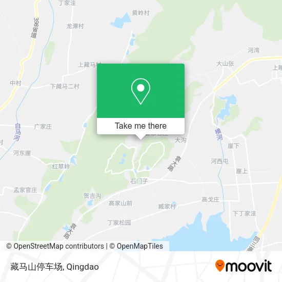 藏马山停车场 map
