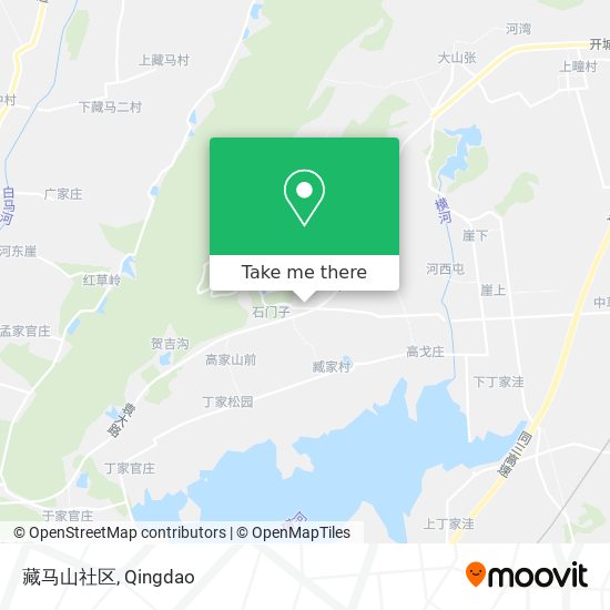 藏马山社区 map