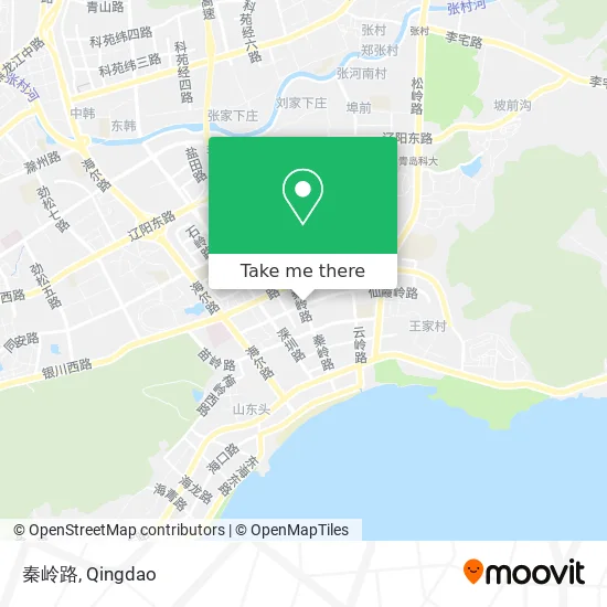 秦岭路 map