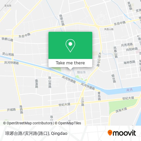 琅琊台路/滨河路(路口) map