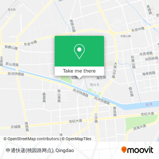 申通快递(桃园路网点) map