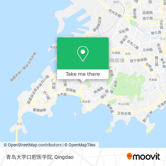 青岛大学口腔医学院 map