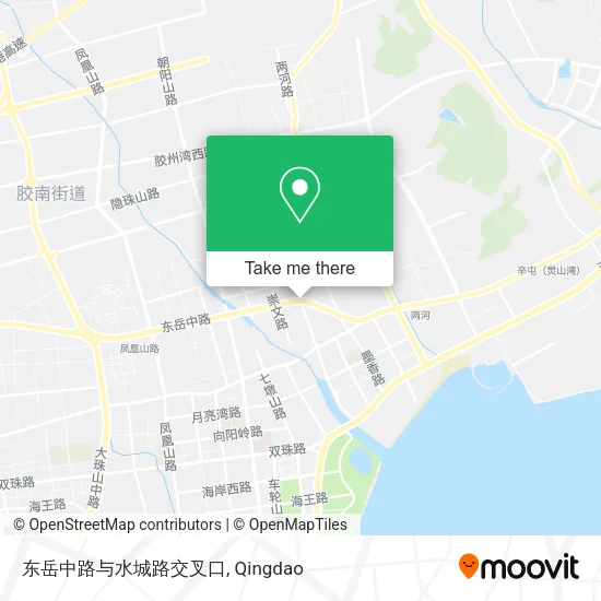 东岳中路与水城路交叉口 map