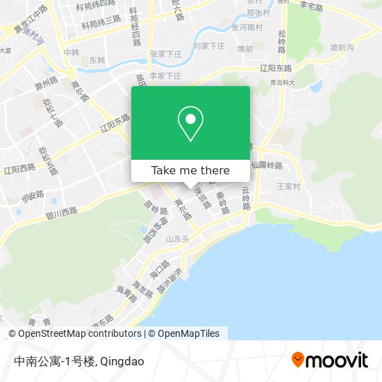 中南公寓-1号楼 map