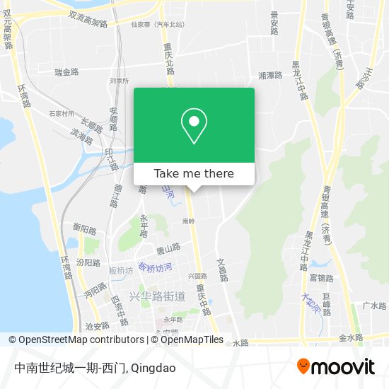 中南世纪城一期-西门 map
