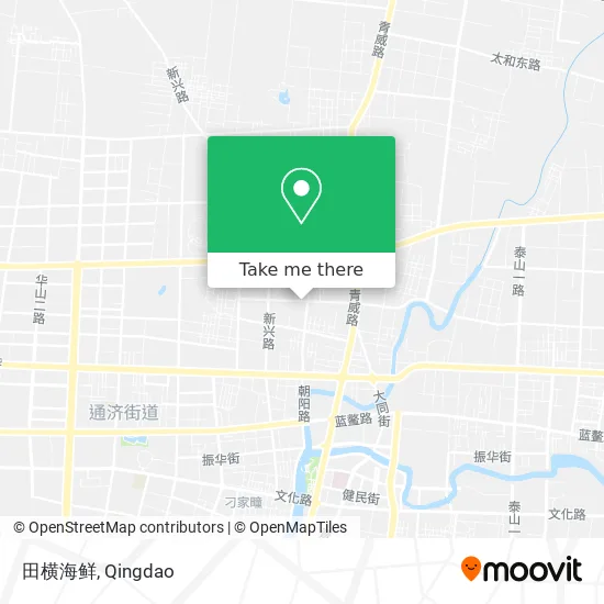 田横海鲜 map